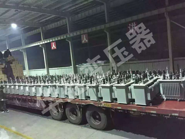 六安非晶合金变压器发货现场